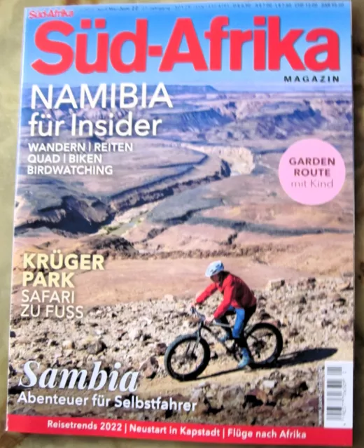 Süd-Afrika Magazin Ausgabe April/Mai/Juni 2022 NEUWERTIG