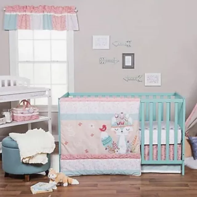 Trend Lab Wild Forever 3-Pc Crib Bedding Set Includes Mobile *New*