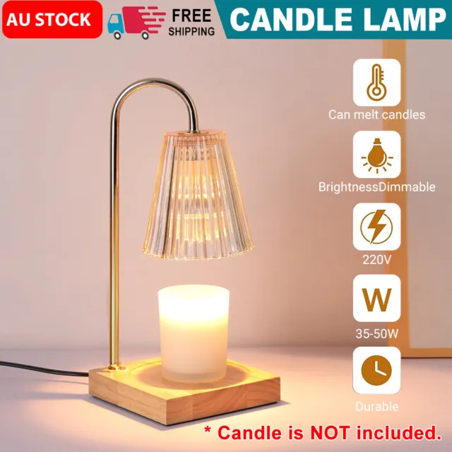 Aromatherapy Melting Wax Lamp Dimmable Night Light Table Lamp Candle Home Tool