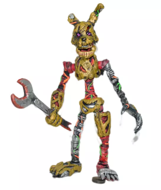 TWISTED SPRINGTRAP Figure Five Nights At Freddy's 9” FNAF Mexican