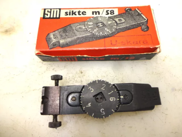 Original SM sikte m/58 rear to Swedish mauser m/96