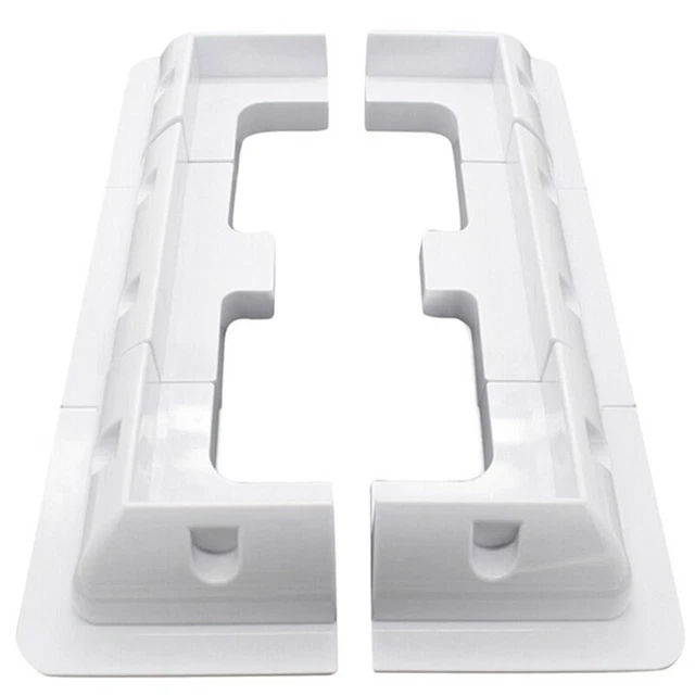 Staffe Montaggio Pannelli Solari ABS | 4 Pezzi | No Foratura | Per Camper, Roulotte, Barche