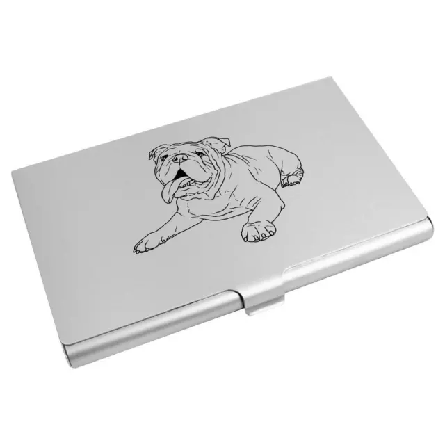 'English Bulldog' Business Card Holder / Credit Card Wallet (CH00029498)