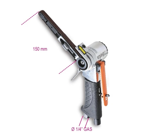 Beta Tools 1937N10 Air Ceinture Ponceuse pour 10 x 330mm Ceinture 370W 019370041