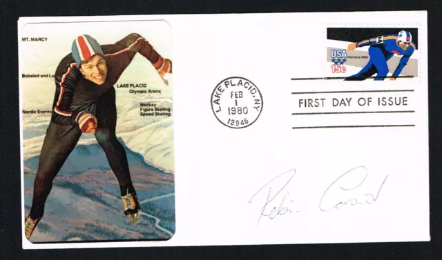Robin Cousins signed autograph auto Postal Cover FDC British Figure Skater