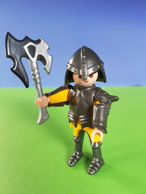Playmobil 2 x HELLEBARDE Lanze Ritter Figur Nachtwächter Waffe Ritterburg Axt 