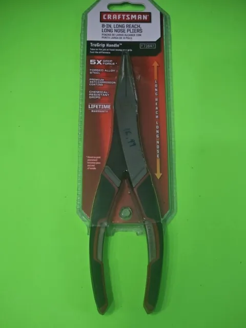 CRAFTSMAN 45087 8 Long Reach Duck Bill Pliers *USA* NEW OLD STOCK $23.95 -  PicClick