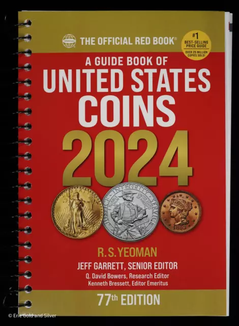 IN STOCK New 2024 Official Red Book Guide Of US Coins Ready To Ship Spiral
