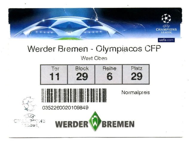 Ticket )) BORDEAUX RAYO VALLE... - C3 UEFA CUP 2000/2001