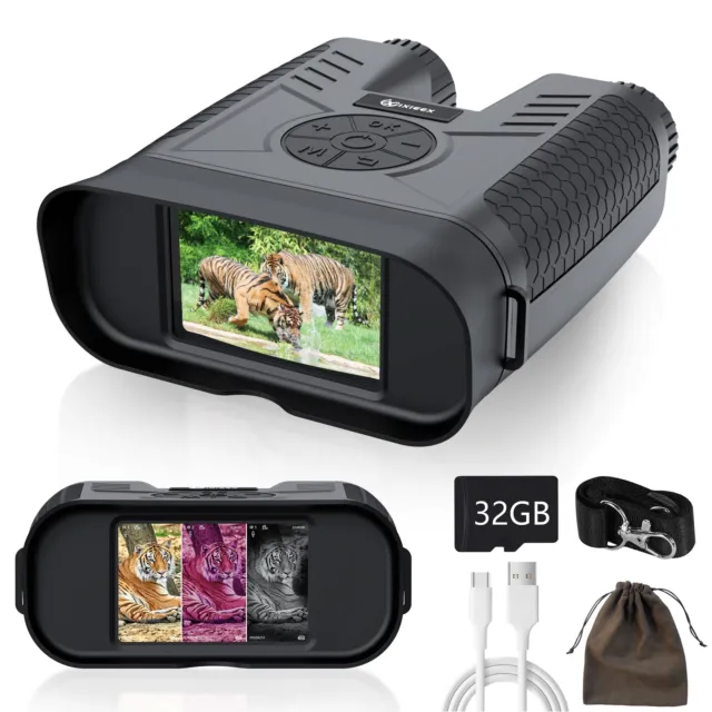 IXIEEX Night oggles Rechargeable - 984ft/300m Viewing Range FHD 1080P
