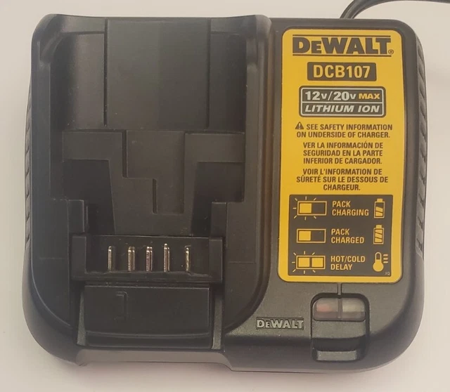 DEWALT DCB107 12 Volt 20 Volt Lithium Ion Battery Charger 14.36