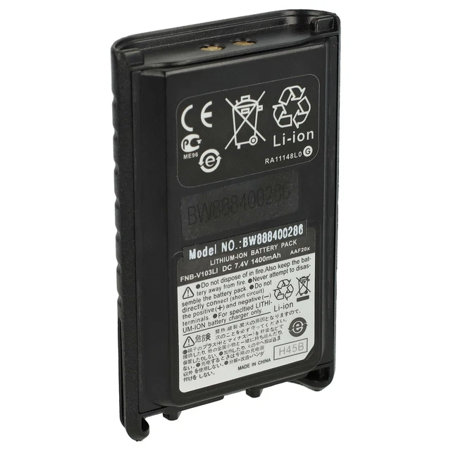FNB83 Batería ORIGINAL YAESU Ni-Mh 7,2 V/1400 MAh