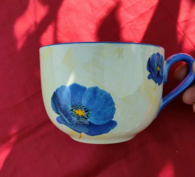 Très grande tasse faience Luneville et sa soucoupe 2