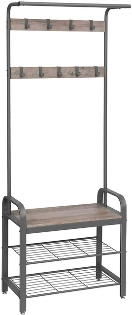 Meuble D’entrée ALINEA VESPIN En Hêtre – Porte Manteaux Avec étagère