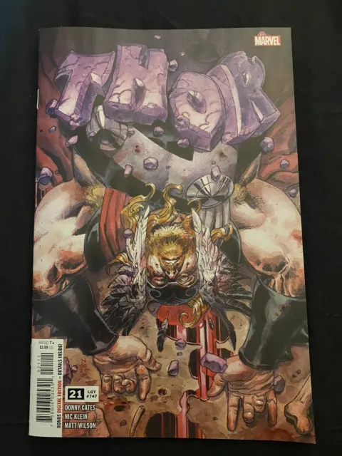 Thor #21 Main Cover Nic Klein God Of Hammers 1st Full Appearance Marvel 2022 NM