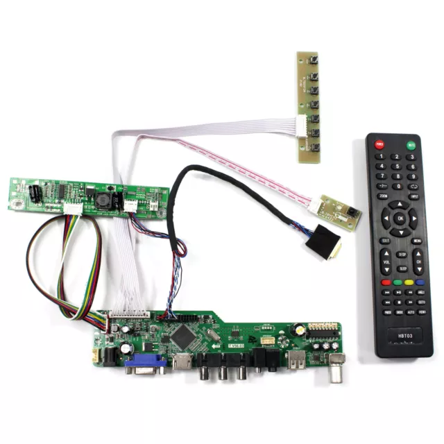 TV HDM I VGA AV USB LCD Controller Platine für 13,3" 1280x800 LP133WX2 LCD Display