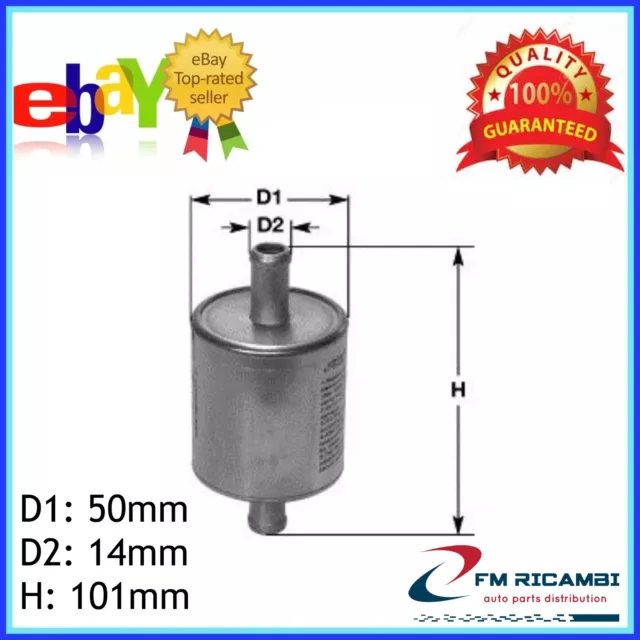 Kit 2 Filtri GPL Xenergy Per Impianto Landi Renzo LI10 - Lancia Ypsilon Delta 1.2 1.4 Bifuel