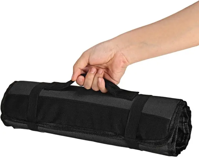 Professional Cutlery Chef Bag – Knife Roll Bag for Chefs Fits up to 22 Knives Bl