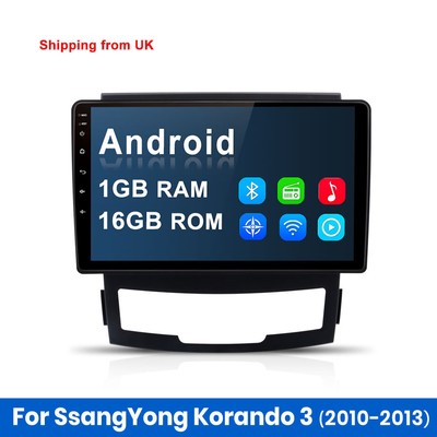 DAB Android Car stereo Radio GPS navigatore dab per Ssang Yong Korando3 2010-2013 