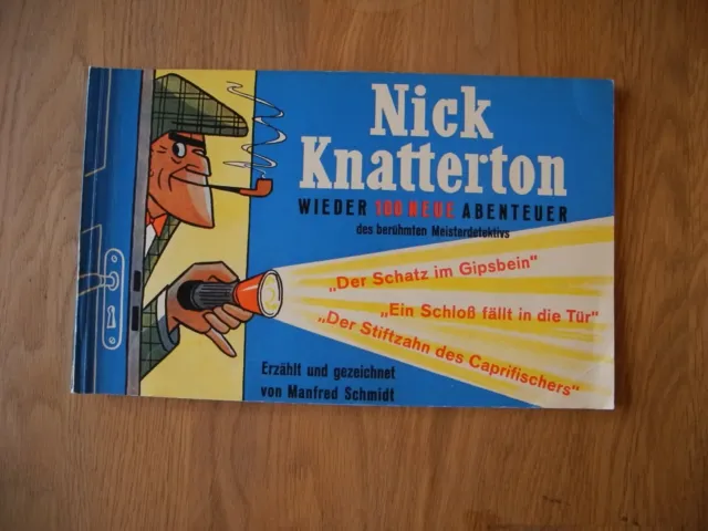 Nick Knatterton Wieder 100 neue Abenteuer Manfred Schmidt Comic 50er