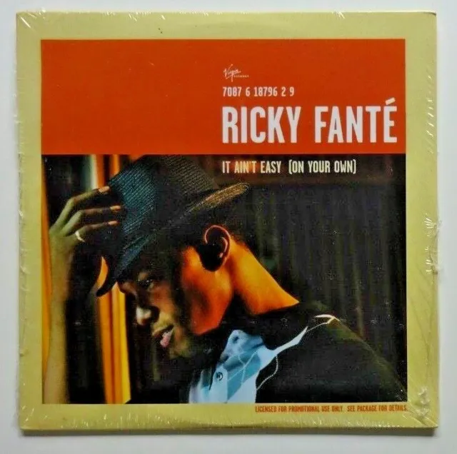 Ricky Fanté : It Ain't Easy (On Your Own) - [ Cd Single Promo ]