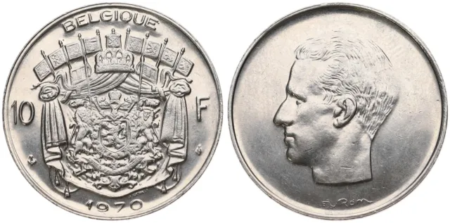 Belgien - Belgium 10 Francs - Franken - verschiedene Jahrgänge