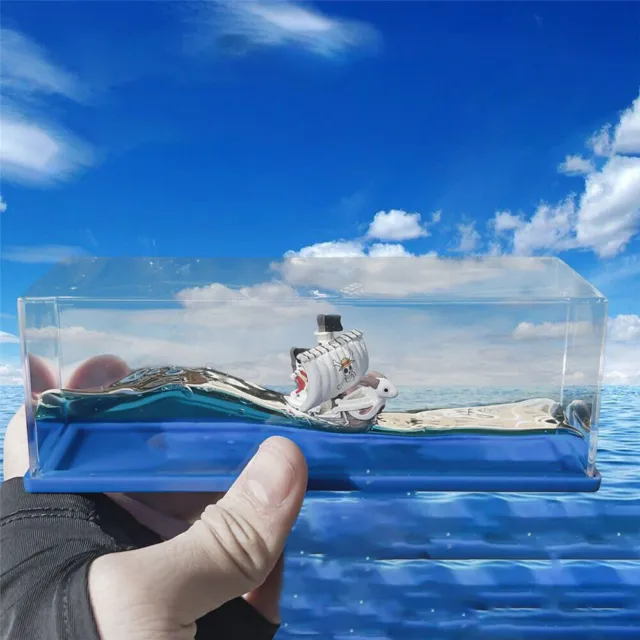 Cruise Ship Fluid Drift Bottle Desktop Gift Decoration Home-Car Fun Gift New