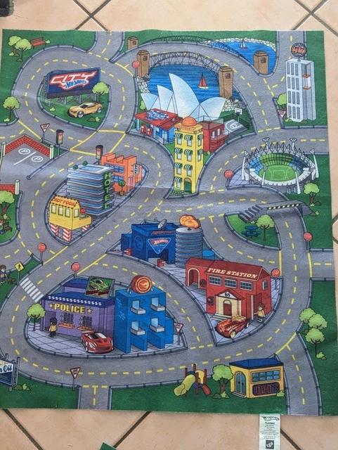Hot wheels Playmat 70 x 80cm (approx) Race Track  Sydney Good Used condition