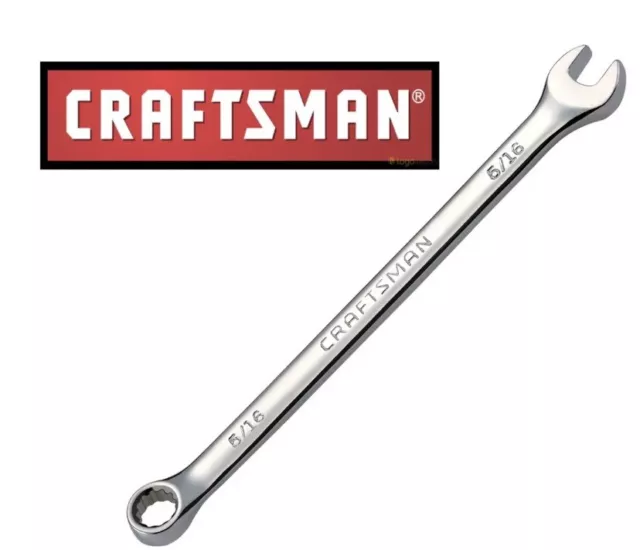 New Craftsman Combination Wrench 12 Point SAE Standard Inch Polished Pick Size