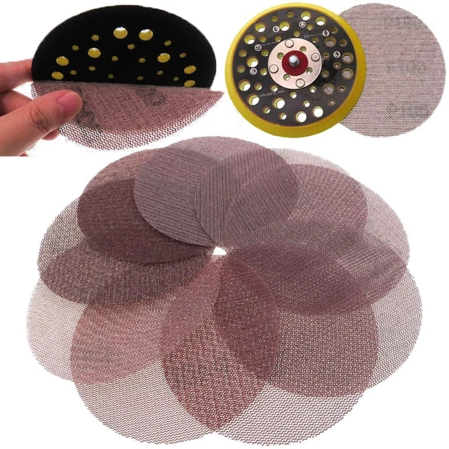 Tampon en papier Emery Disques de ponçage à mailles Papier de sable abrasif