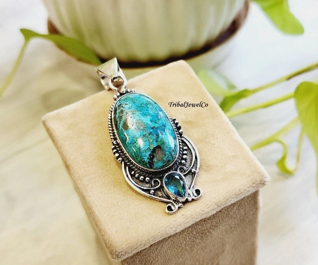 Tibetan clearance turquoise pendant