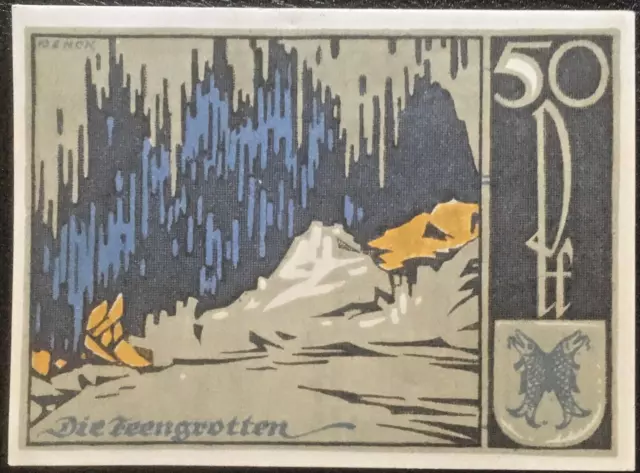 50 Pfennig Stadt Saalfeld  1921  Notgeld   #24.04.d