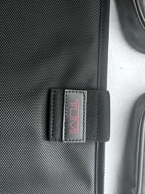 TUMI Alpha Deluxe Expandable Wheeled Rolling Briefcase Bag.   Ballistic Nylon. 10