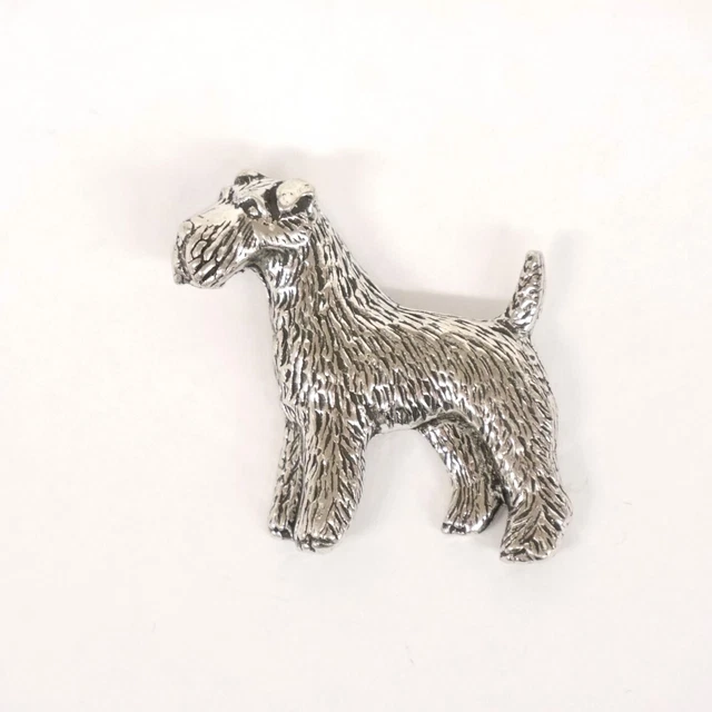 Fox Terrier Pin Broche Pin Botón Joya Perro Perros Agujón Nuevo