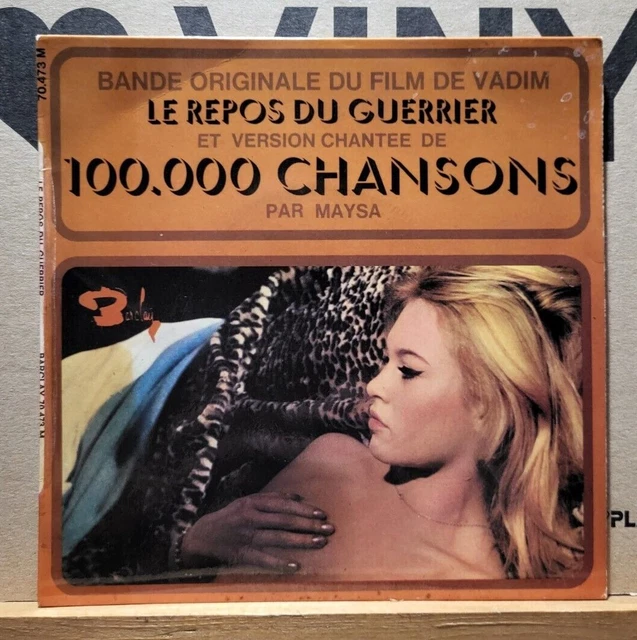 EP 45T Michel Magne / Brigitte Bardot Cover - Le Repos Du Guerrier 1962 (VG+/EX)