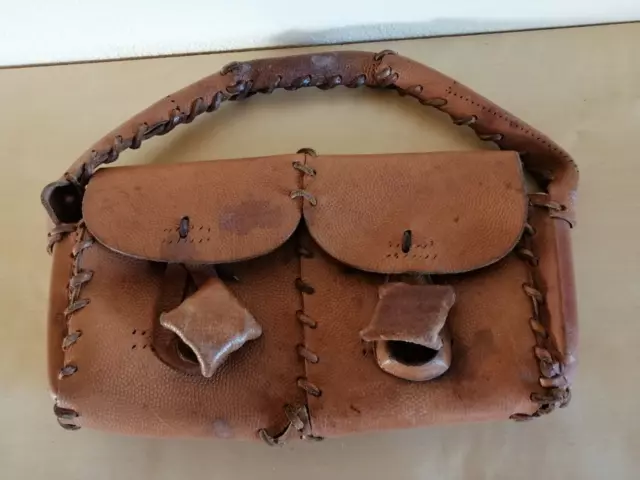 Handtasche braun Vintage handmade