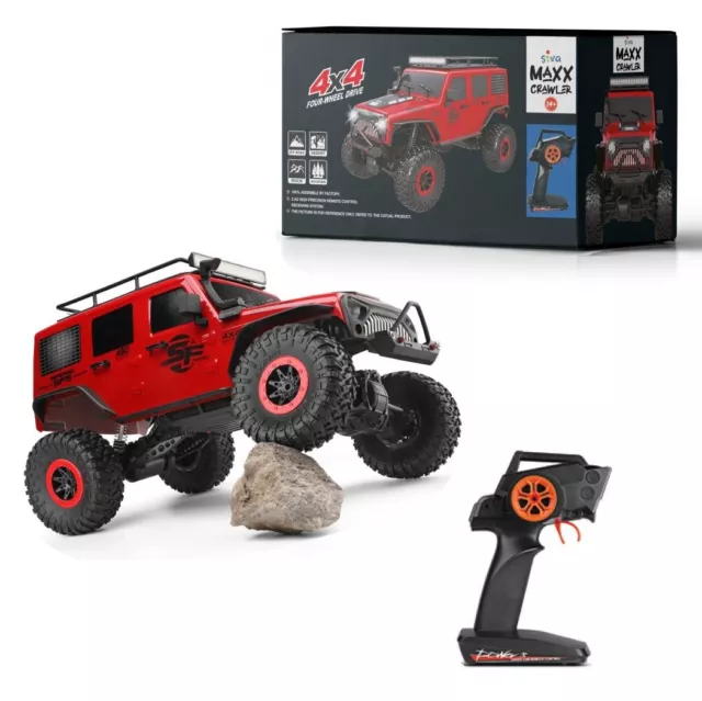 RC Crawler 1/10 1:10 RTR MaXx Crawler 4WD 2.4 GHz RTR mit Licht Akku Scale NEU