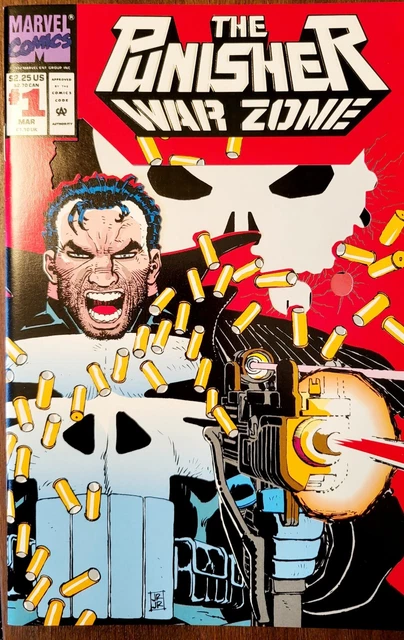The Punisher War Zone Special Die Cut Cover Vol 1 #1 Marvel Comics March 1992 NM