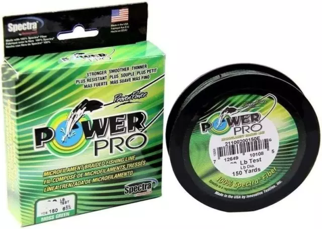 POWER PRO Spectra Moss Green Braided Line