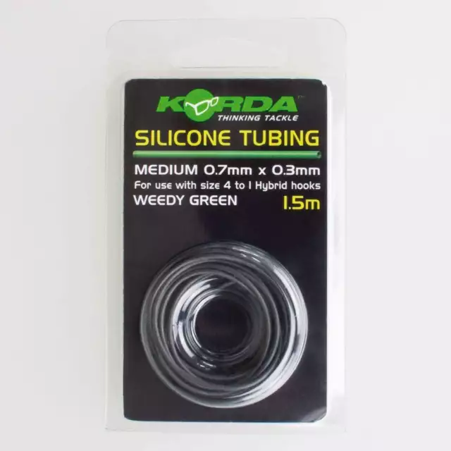 Korda Silicone Tube0,75mm, Green - 1,5m