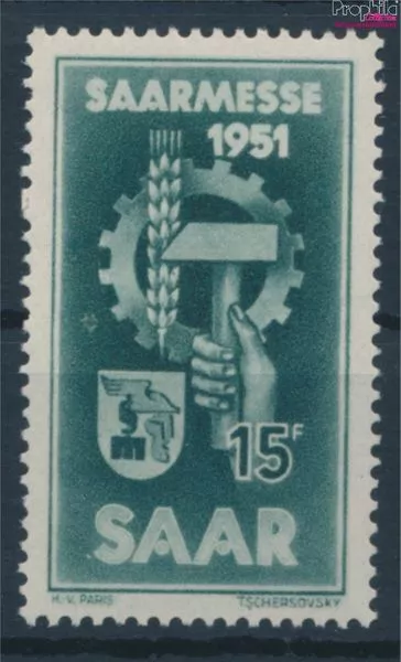 Briefmarken Saarland 1951 Mi 306 postfrisch (10214577