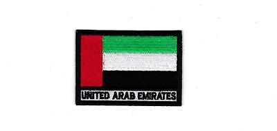Toppa bandiera emirati arabi Toppe termoadesive Toppa adesiva Toppa stoffa 7,5 x 5,5cm 