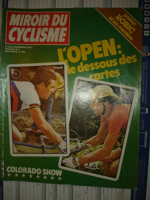 Revue] Miroir du cyclisme nº 292 / Novembre, 1980 - Bon état