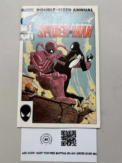 Web of Spider-Man Annual #1 NM  Marvel Comic Book  Black Suit 3 HH1