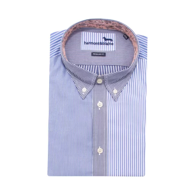 8680AP camicia uomo HARMONT & BLAINE REGULAR FIT man shirt