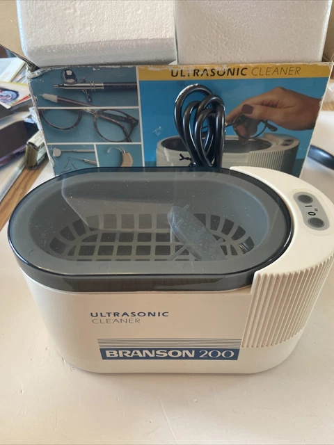 Branson 200 Ultrasonic Cleaner Jewelry Laboratory Parts Cleaner B200