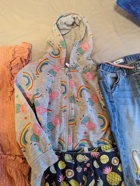 Girls Clothes Bundle 5-6 Years (Next, George, etc). Inc. Peppa Pig Jumper/Hoodie