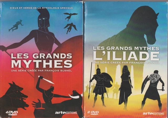 LES GRANDS MYTHES 2x Coffrets Dvd (E25) Vol 1 à 4 + L'iliade Arte