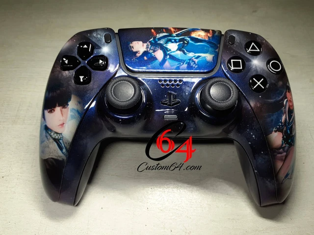 Manette ps5 sony dualsense vintage gold ps2 mat