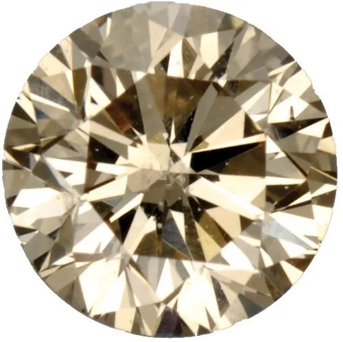 Natural Fine Light Champagne Diamond - Round - SI3-I1 - Africa - Select Grade